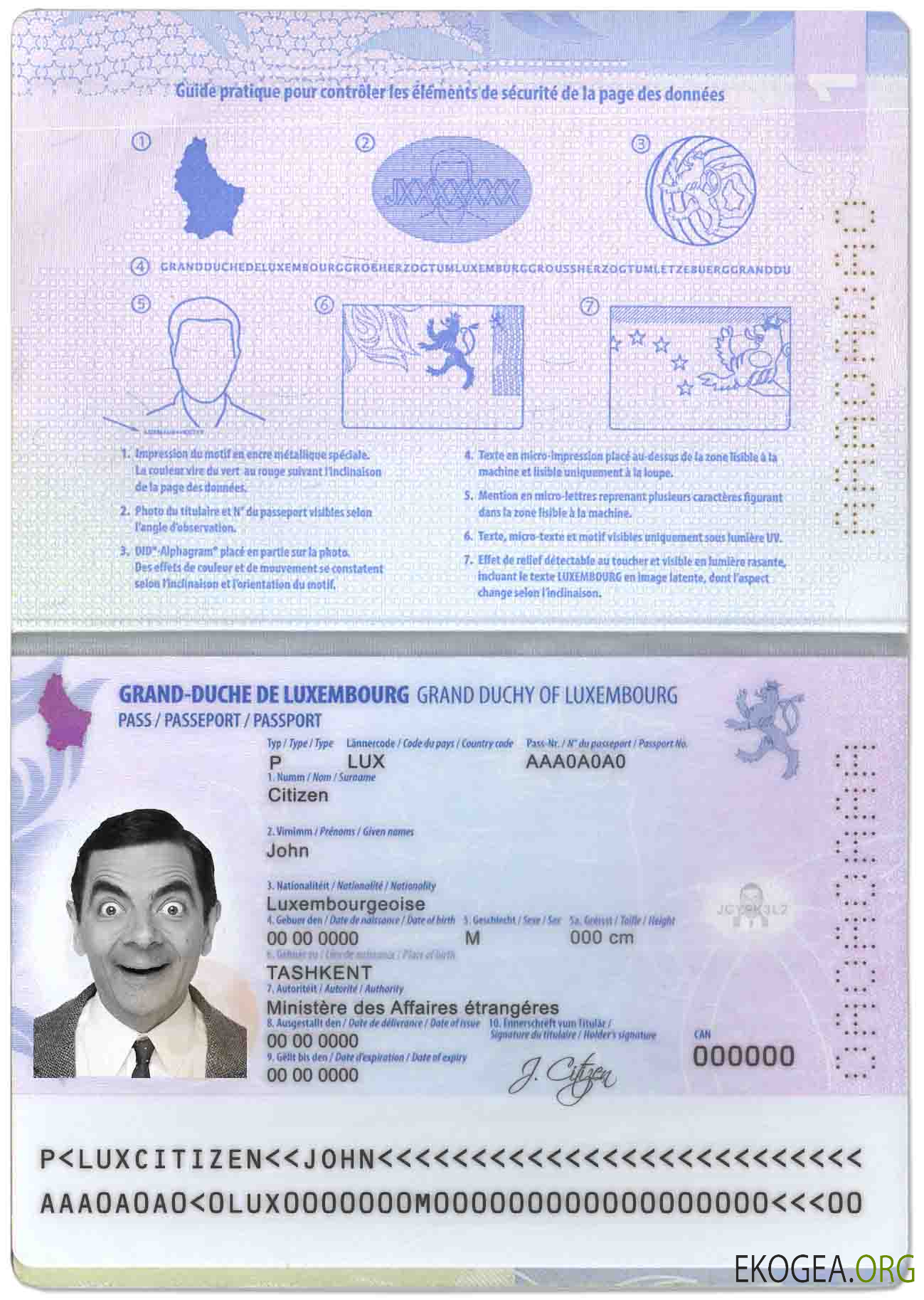 Passeport luxembourgeois